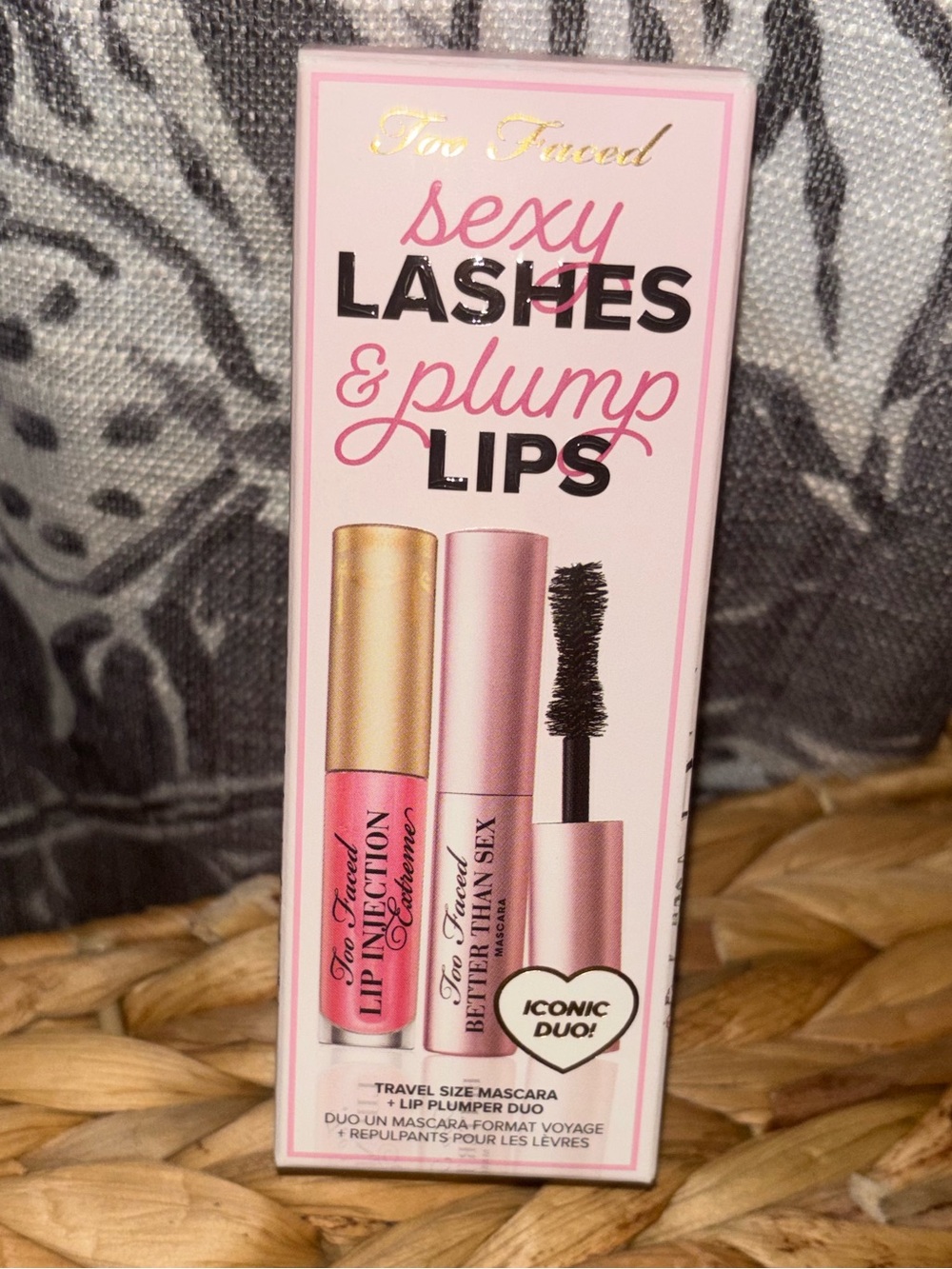 Too Faced Sexy Lashes & Plump Lips Duo — travel size